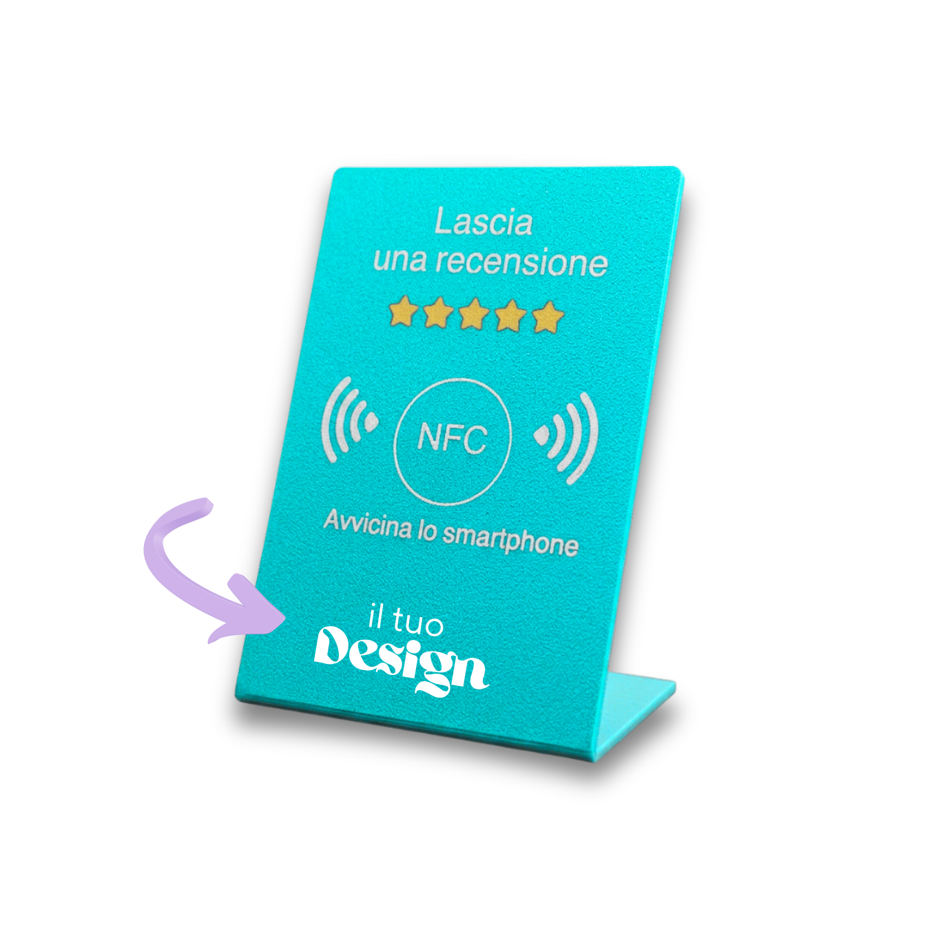 Chioda.TAP Espositore per Recensioni NFC per aumentare Recensioni su Google, TripAdvisor, Trustpilot  Android e IOS