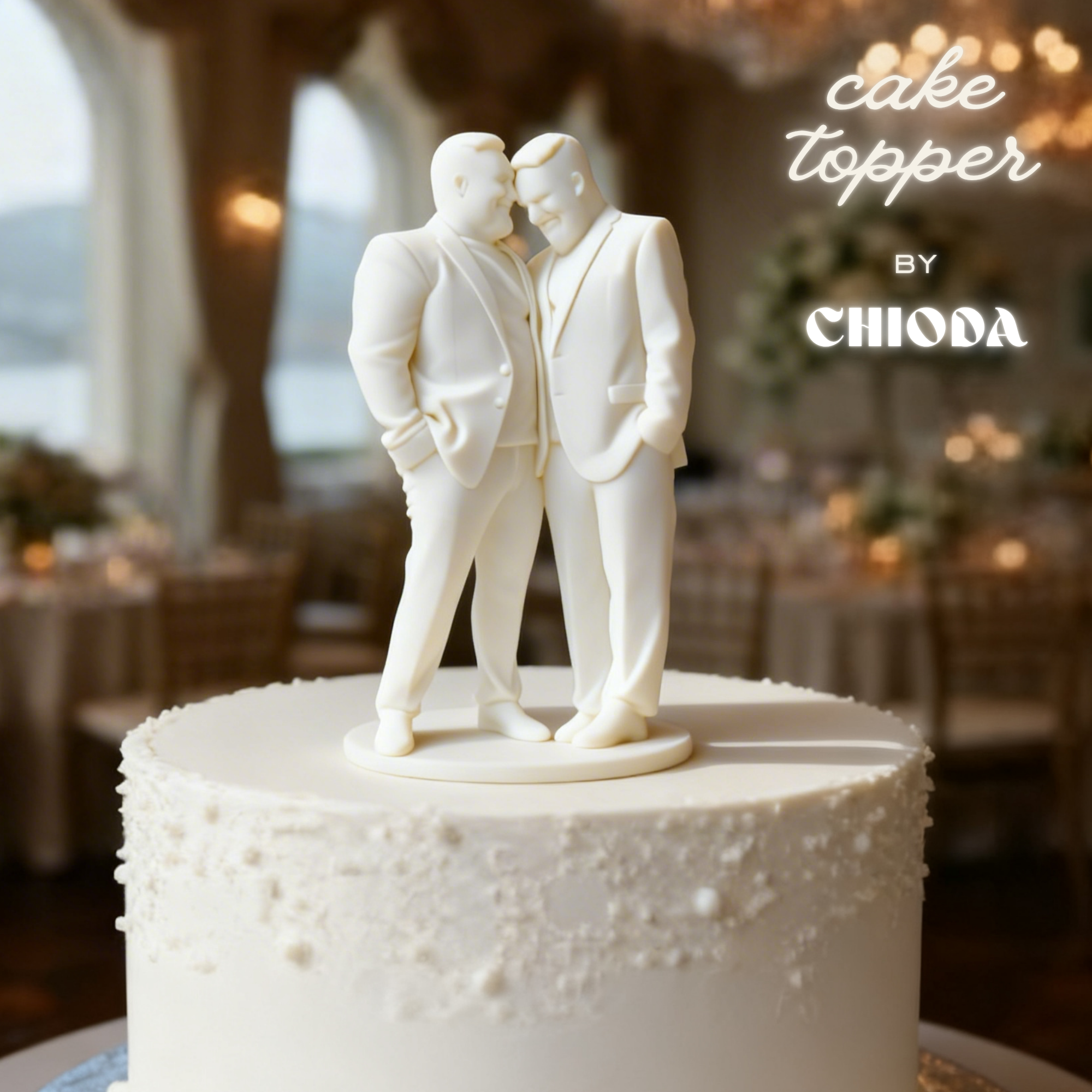 Cake Topper 3D Personalizzato con Foto