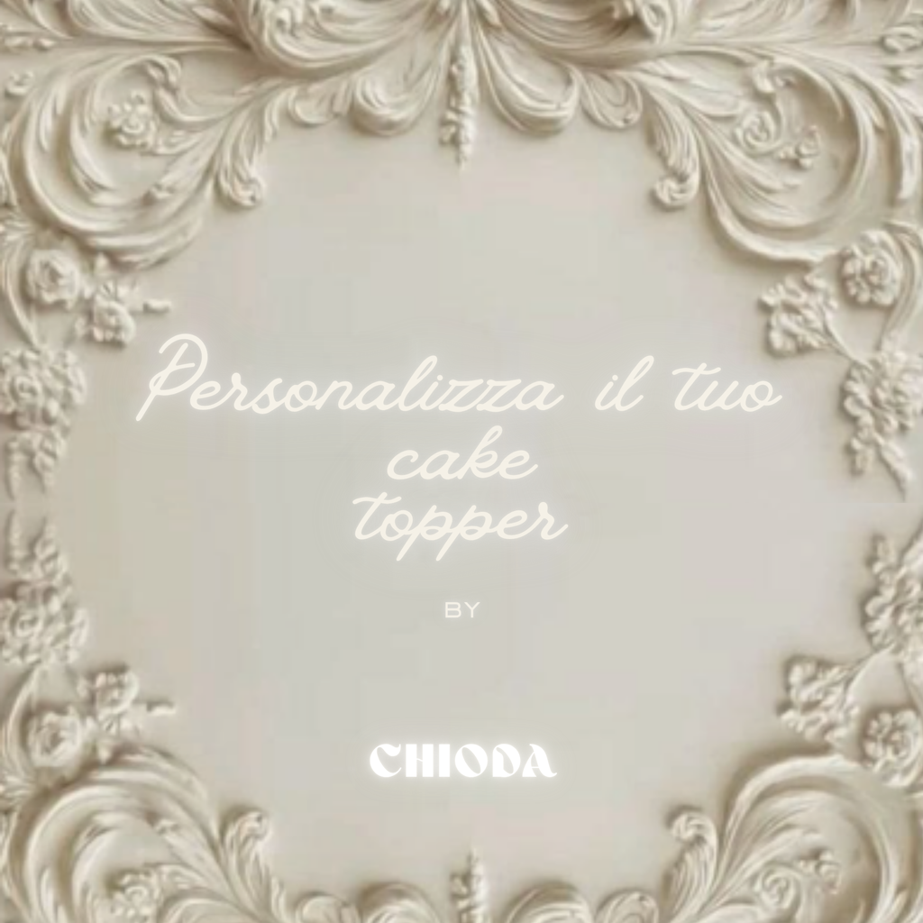 Cake Topper 3D Personalizzato con Foto