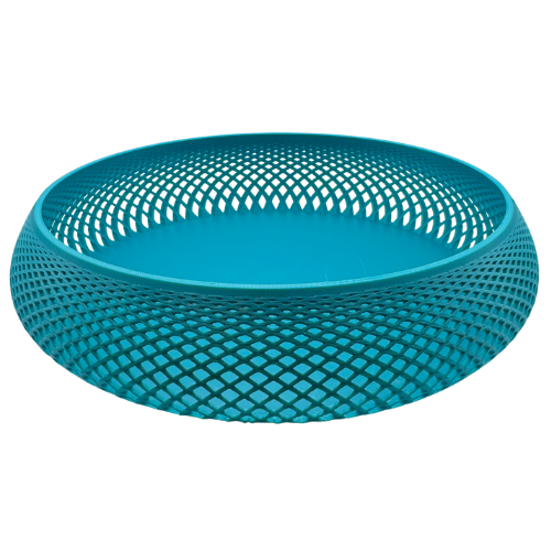 Centrotavola Design Geometrico 18/23cm – Fruttiera Moderna e Svuotatasche | Multiuso | Disponibile in Più Colori | Design Chioda Toscana