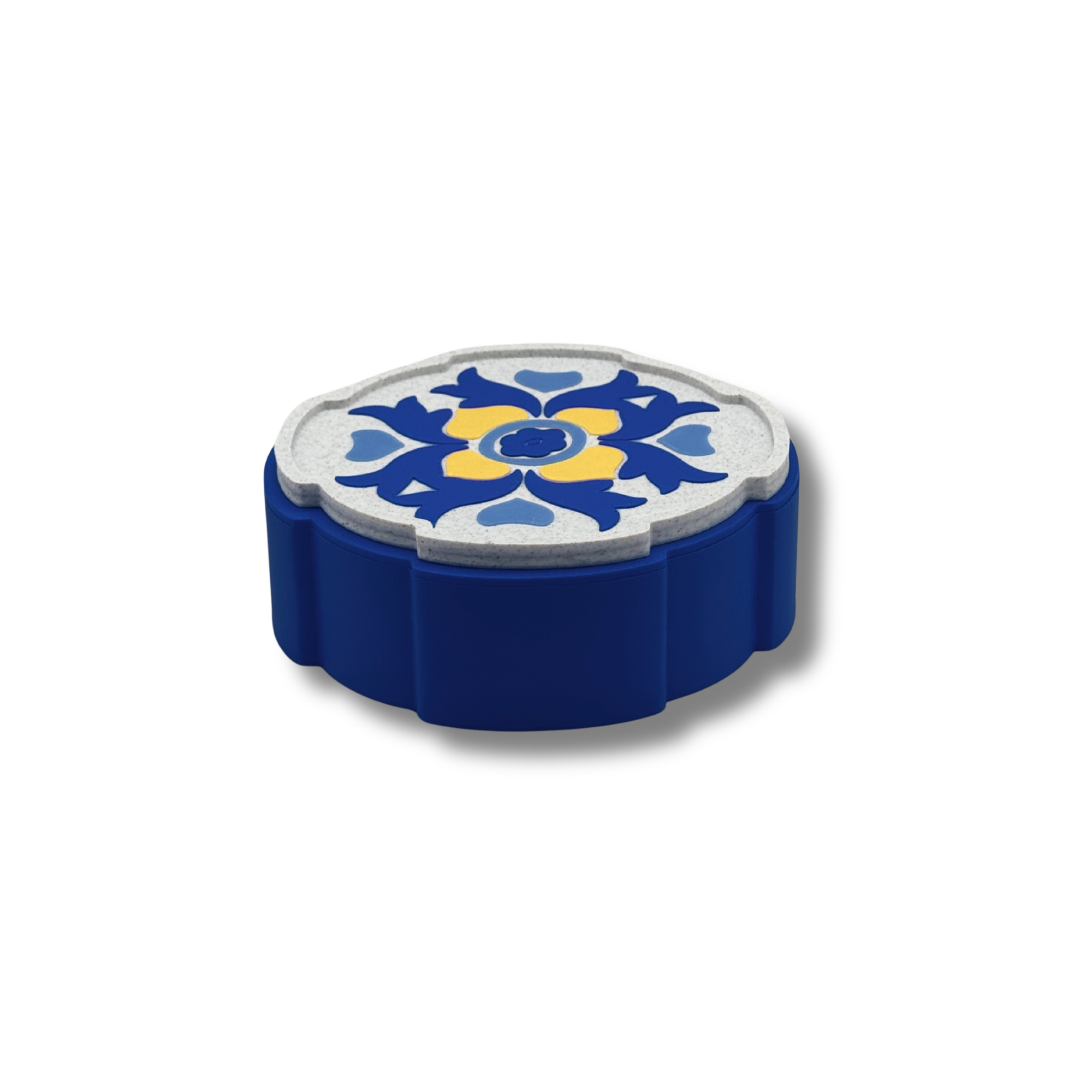 Sottobicchieri Taormina Colorati | Design Sicilia Elegante Set 4 Sottobicchieri - Rosso, Blu, Arancione o Verde