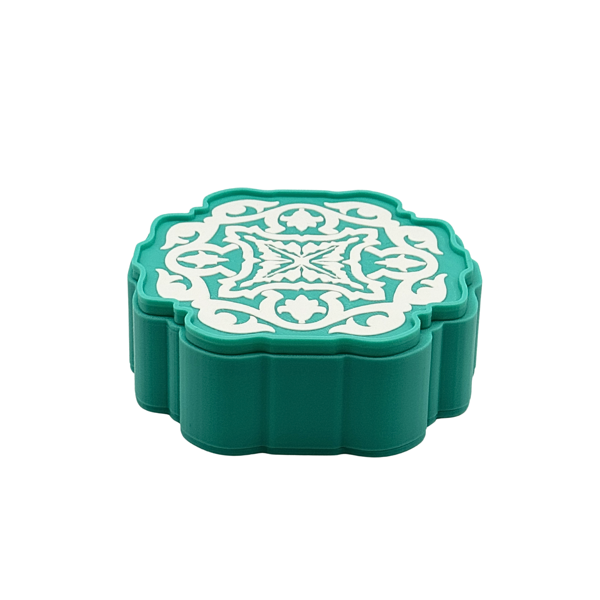 CHIODA Set di 4 Sottobicchieri Puglia Floreale Esclusivo - Design Italiano Sofisticato per Tavola Elegante