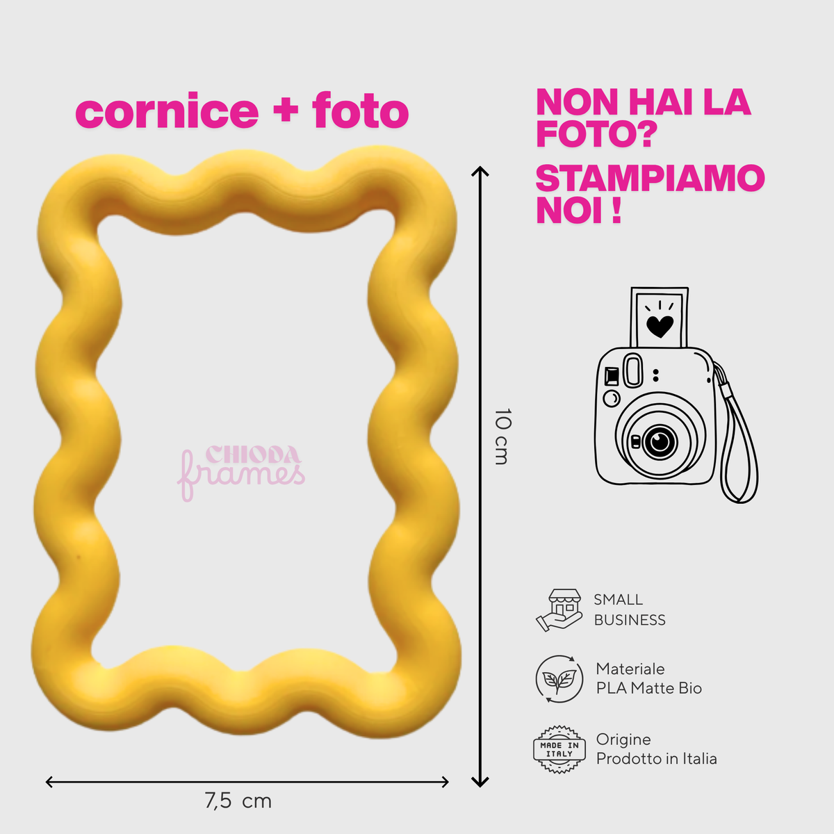 Cornice Magnetica | Chioda.Frames | 8 Colori