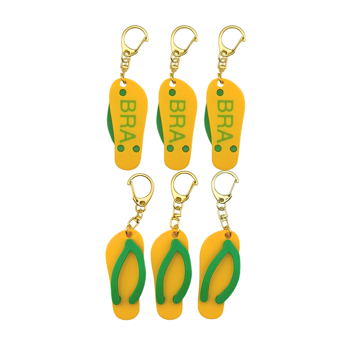 Portachiavi infradito Brasile Souvenir Set 1/2/3/6