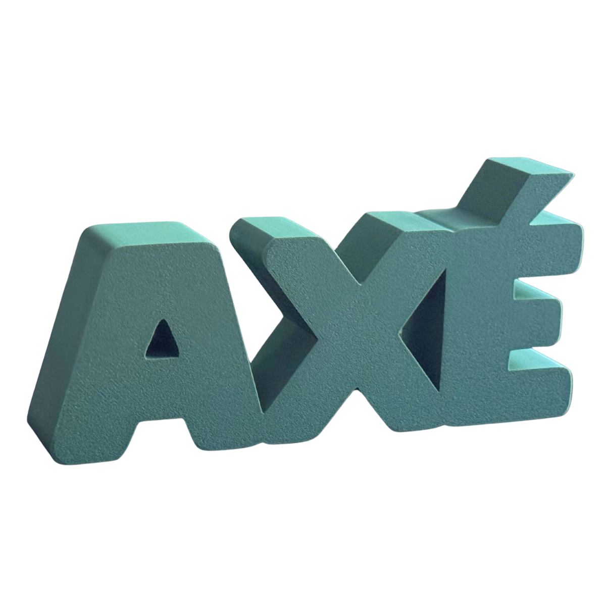 Scritta AXÉ Decorativa 3D energia positiva buona fortuna e protezione in casa