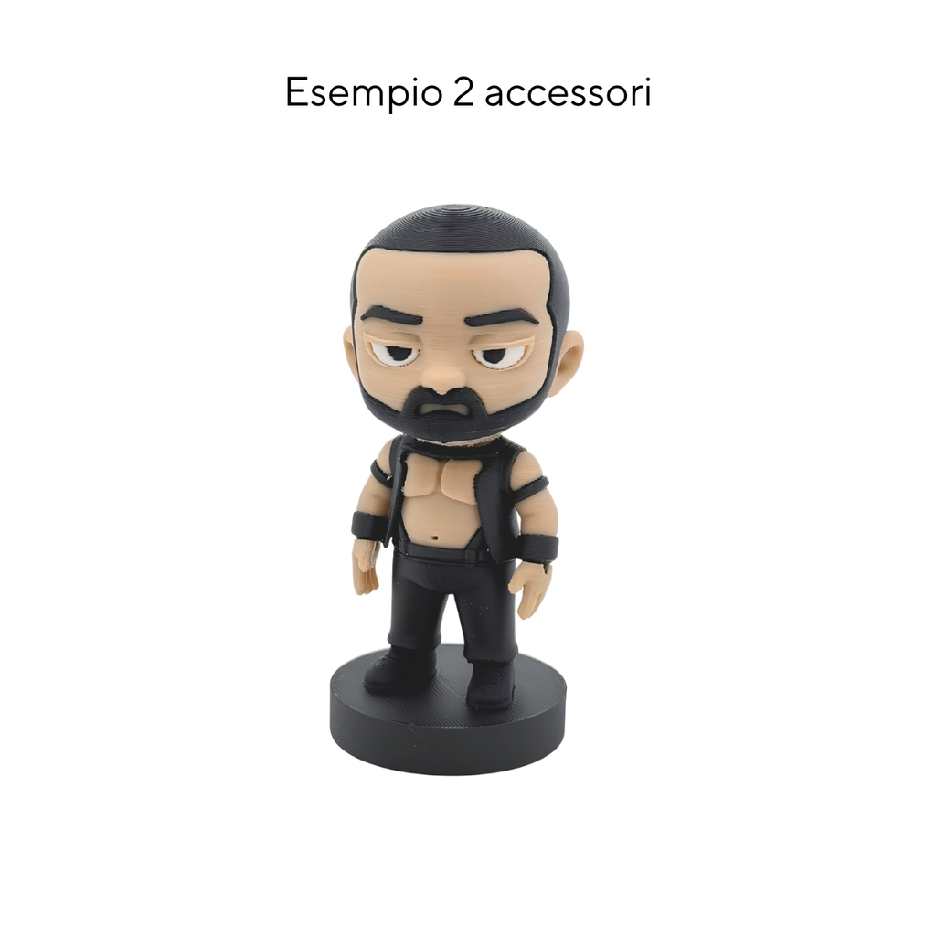 Chioda.Pop – Statuina Personalizzata stile Chibi/Funko | Miniatura Cartoon su Misura | Idea Regalo Unica | Design Artigianale
