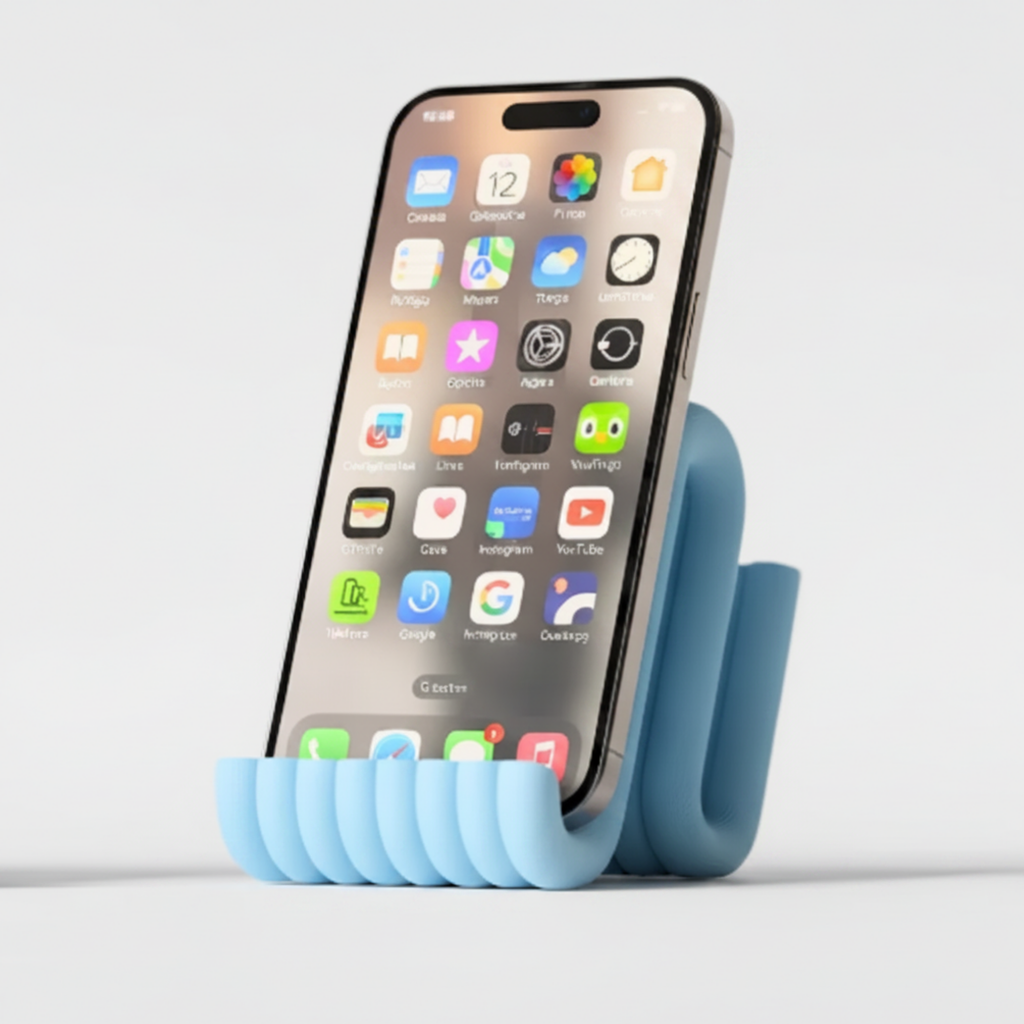 Supporto Cellulare Design Wave Matte | MagSafe | 6 Colori | Made in Italy