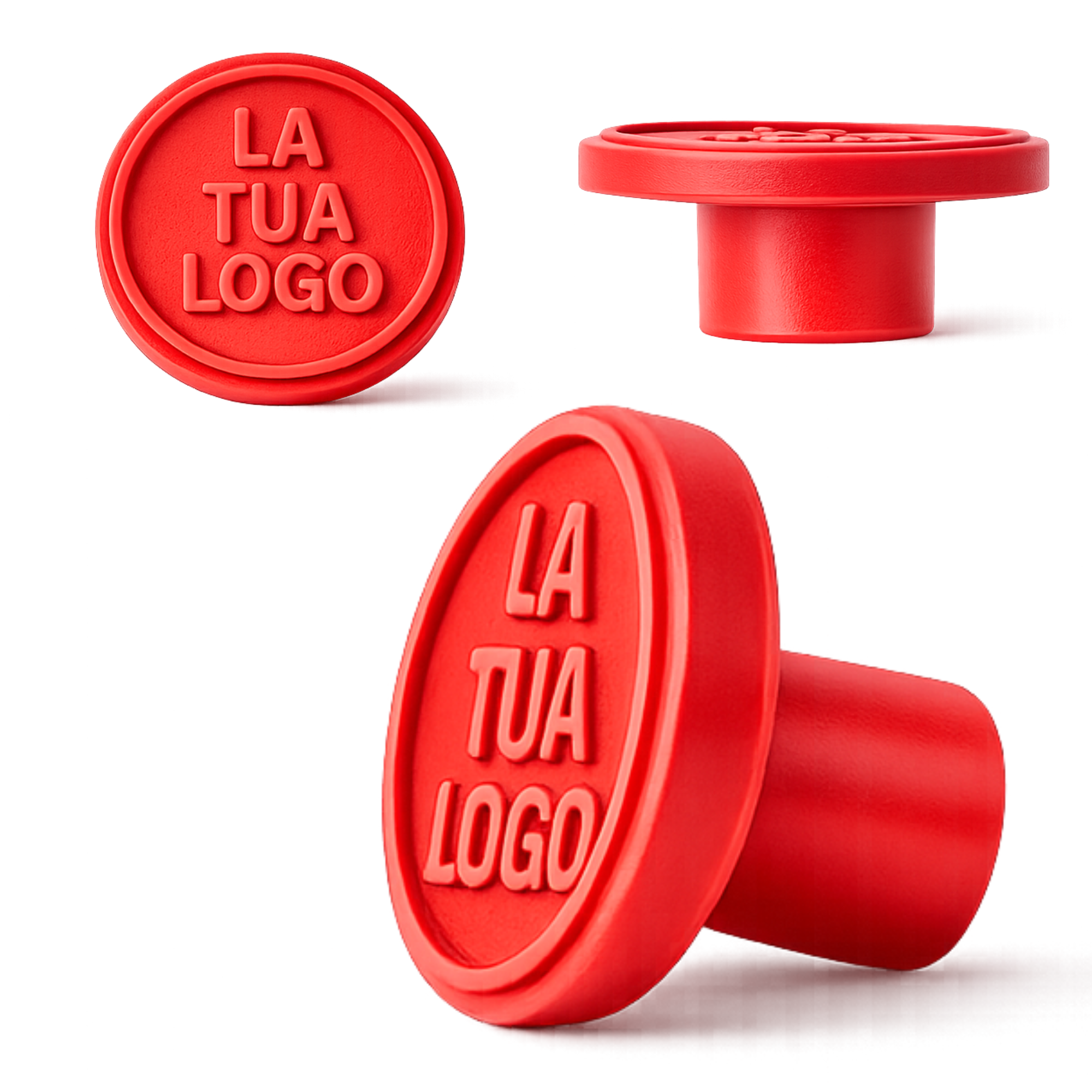 Chioda.cotti Timbro Biscotti Personalizzato Logo 6-8cm - Stampo Professionale Manico Ergonomico