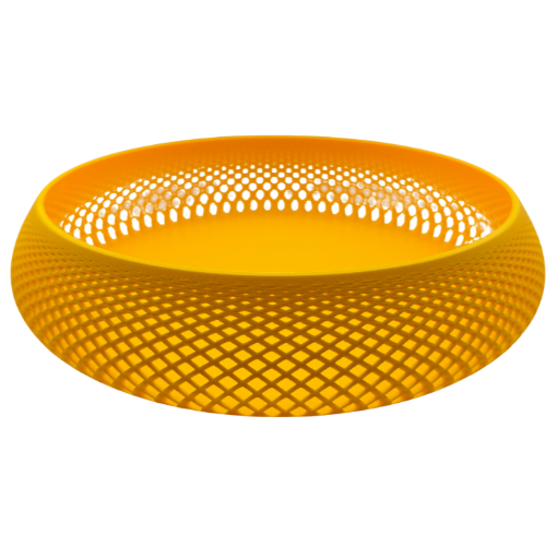 Centrotavola Design Geometrico 18/23cm – Fruttiera Moderna e Svuotatasche | Multiuso | Disponibile in Più Colori | Design Chioda Toscana