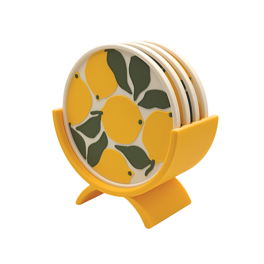 Sottobicchieri Limone By Chioda– Set 4 pz Ø10 cm