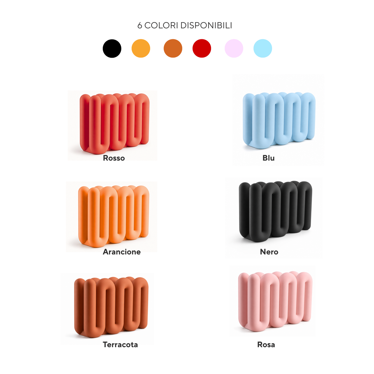 Supporto Notebook Tablet Design | 6 colori - Made in Italy Chioda.Wave