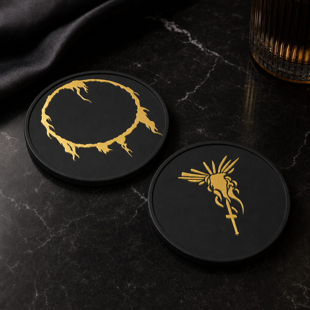 Set 4 sottobicchiere DARK SOUL