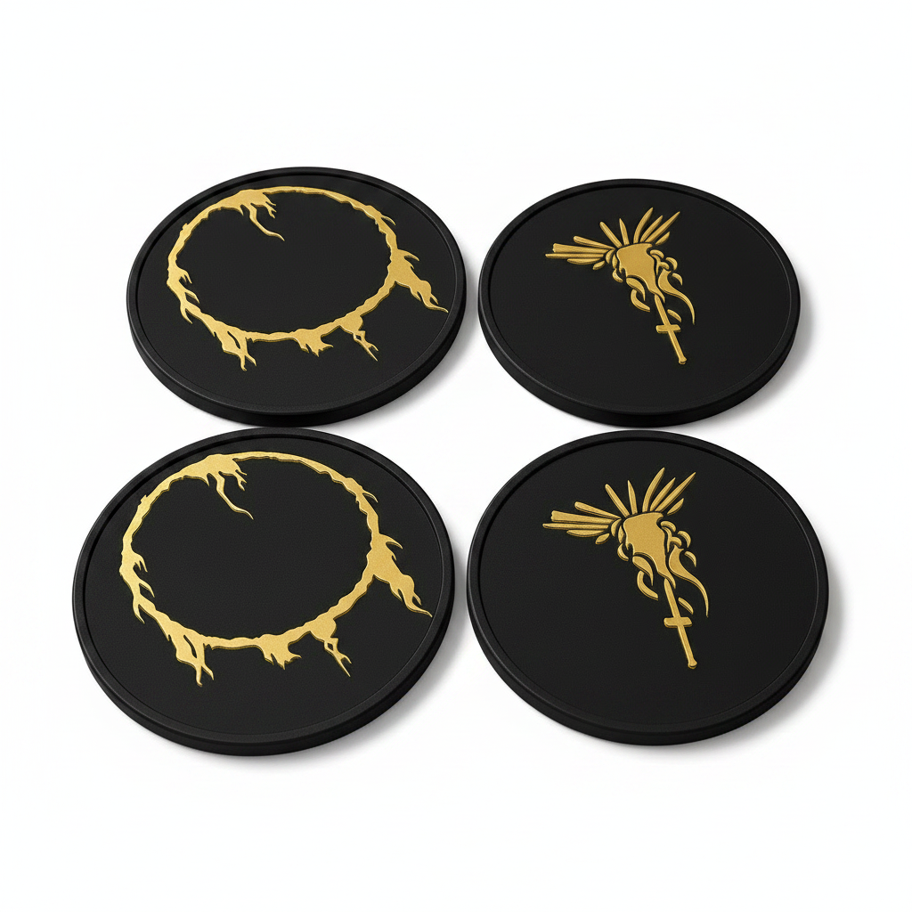 Set 4 sottobicchiere DARK SOUL