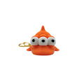 Blinky Simpatico Portachiavi 3 Occhi | Ciondolo Dorato