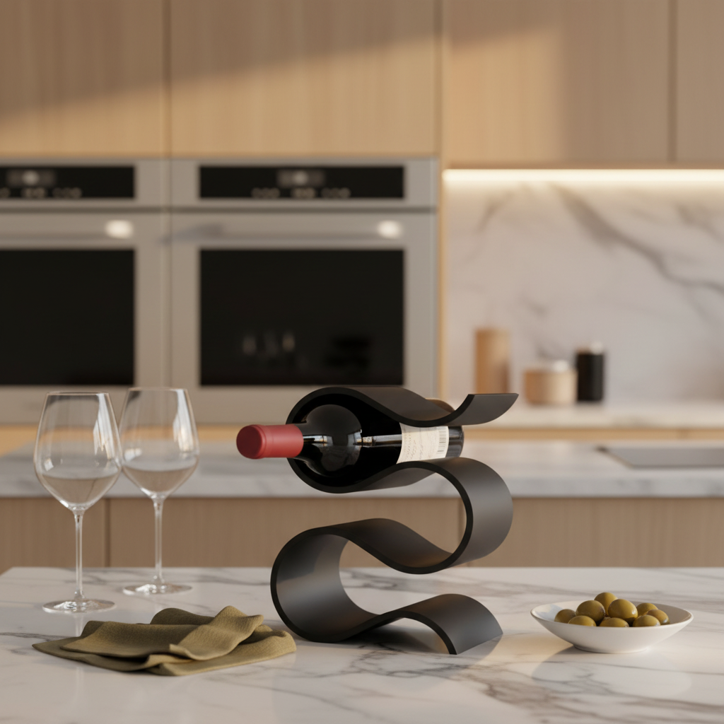 Organizzatore per 4 bottiglie