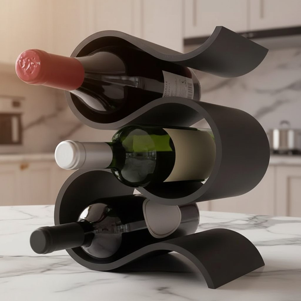 Organizzatore per 4 bottiglie