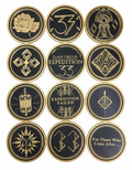 Sottobicchieri Expedition 33 | Set Personalizzato Nero e Oro