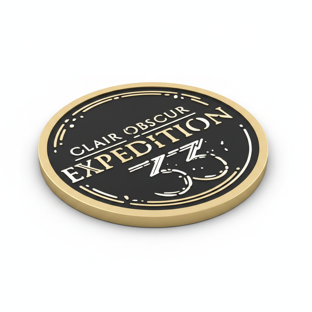Sottobicchieri Expedition 33 | Set Personalizzato Nero e Oro