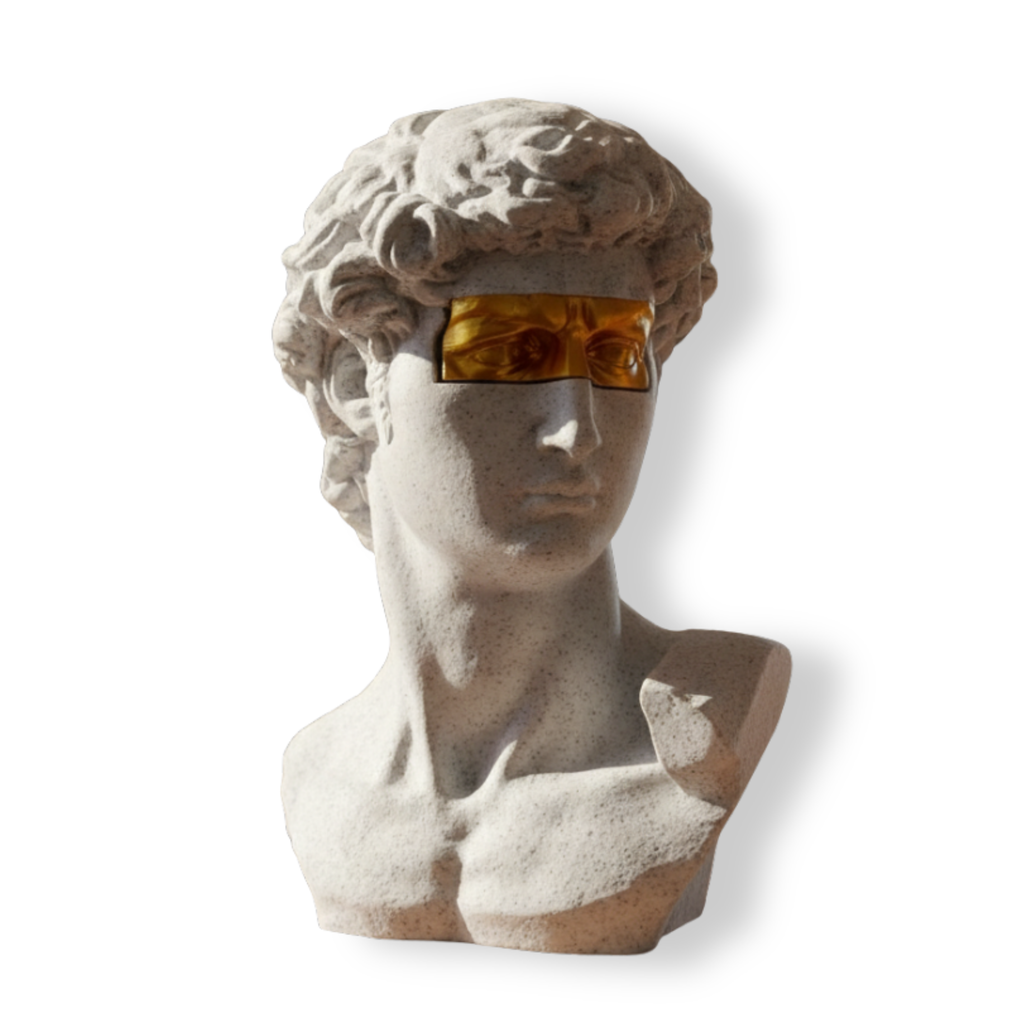 Busto Davide di Michelangelo Pop Art 15 o 25cm H | Chioda Studio