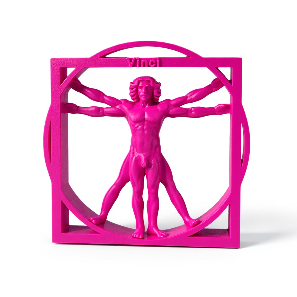 Uomo Vitruviano Statua 3D | Da Vinci | Chioda Studio