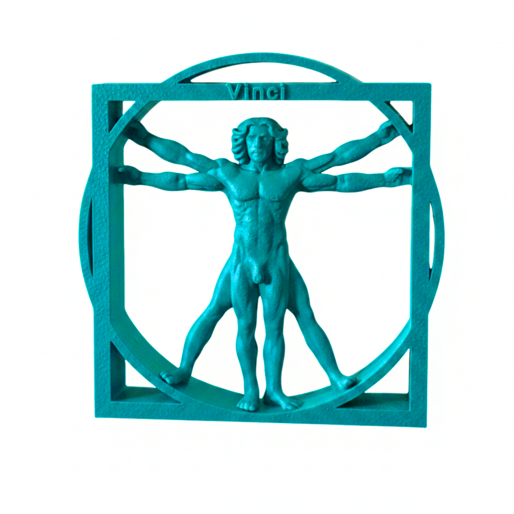Uomo Vitruviano Statua 3D | Da Vinci | Chioda Studio
