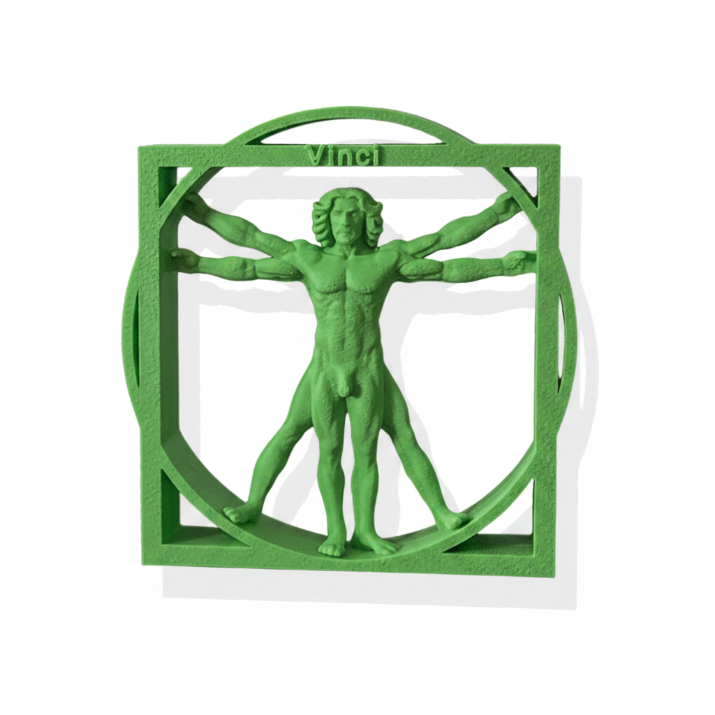 Uomo Vitruviano Statua 3D | Da Vinci | Chioda Studio