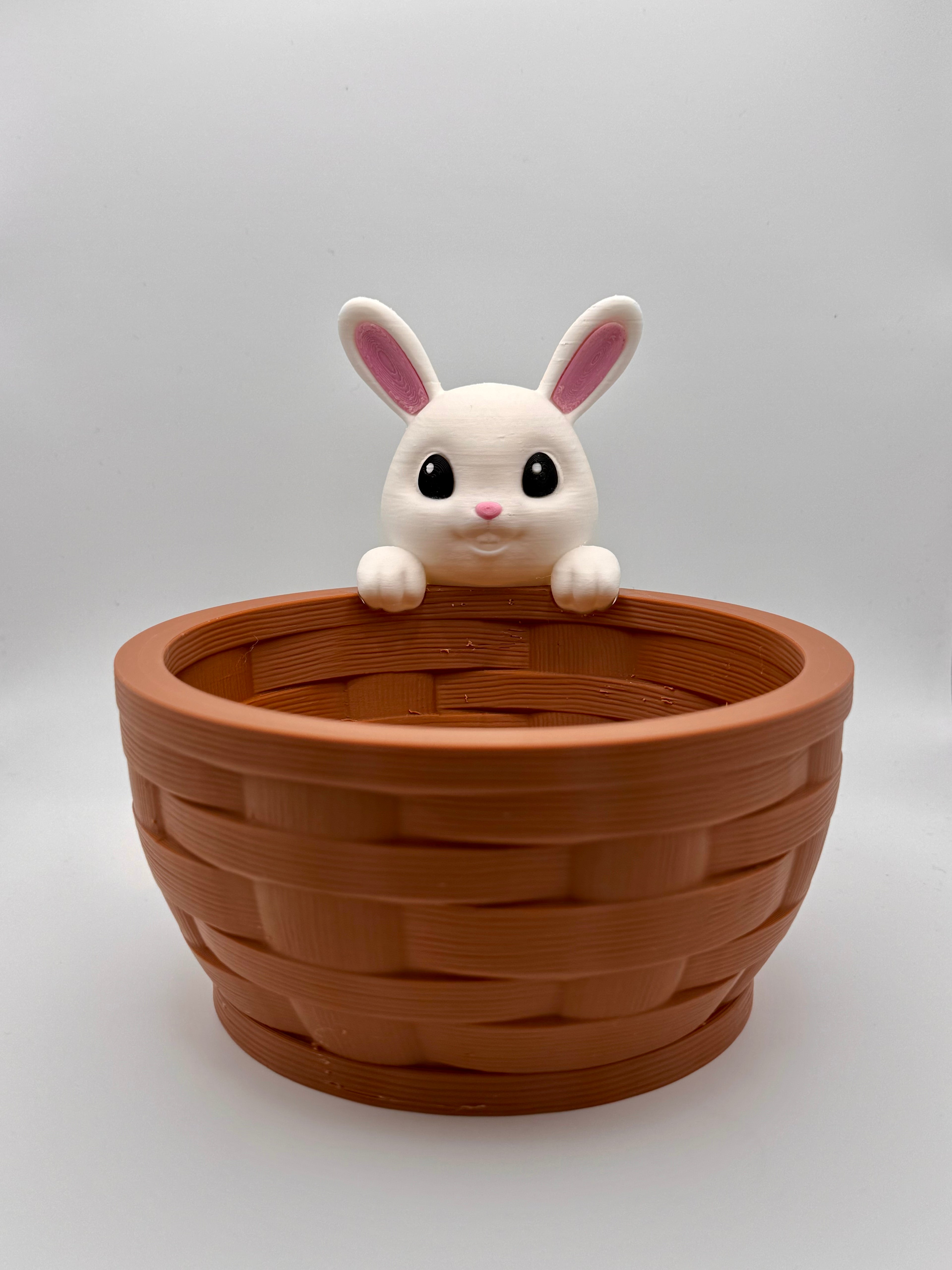 Cestino con coniglietto 14cm