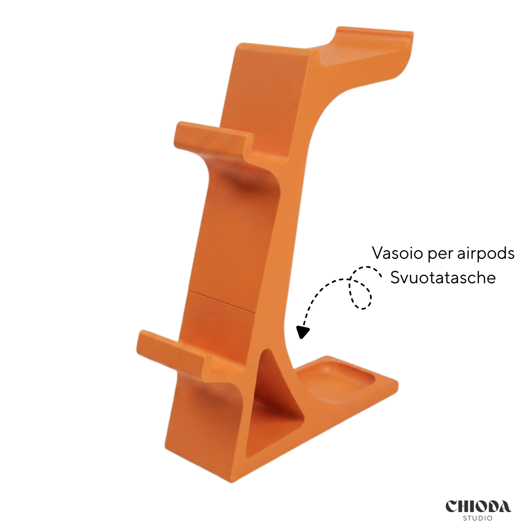Supporto 2 Controller e Cuffie Design | Chioda.Gaming
