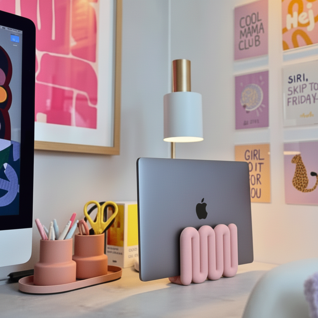 Supporto Notebook Tablet Design | 6 colori - Made in Italy Chioda.Wave