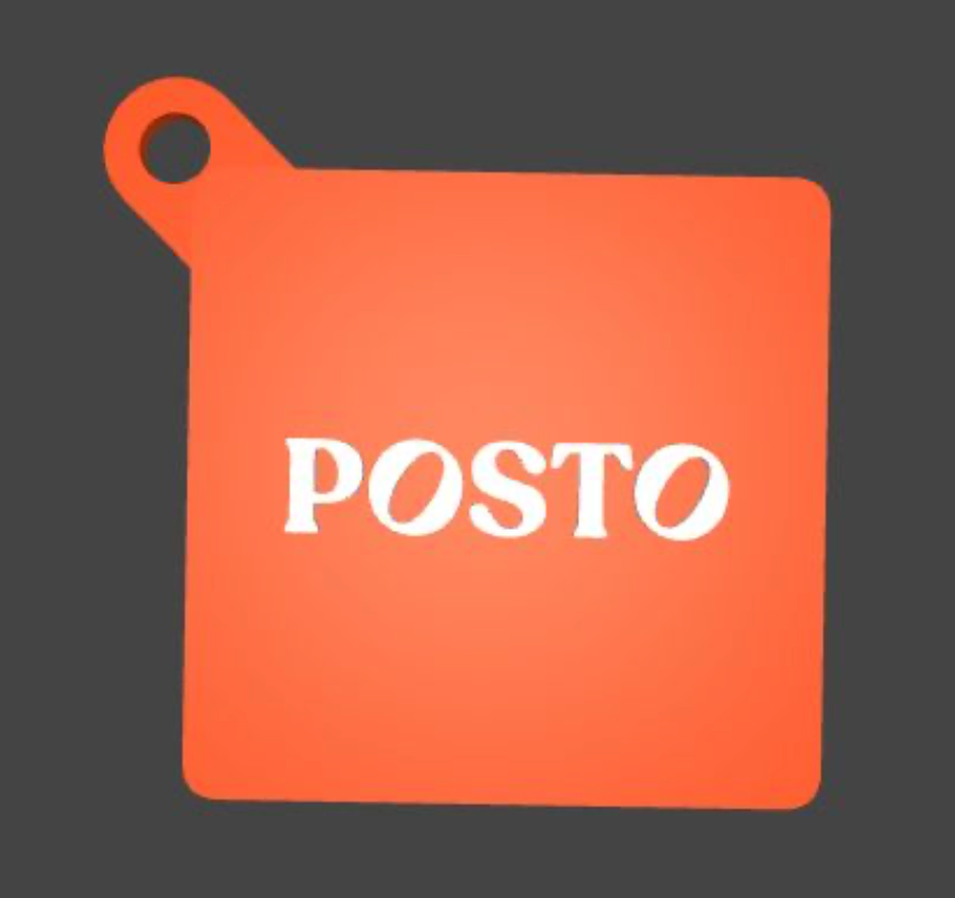 Marca: Posto - Timbro e Portachiavi