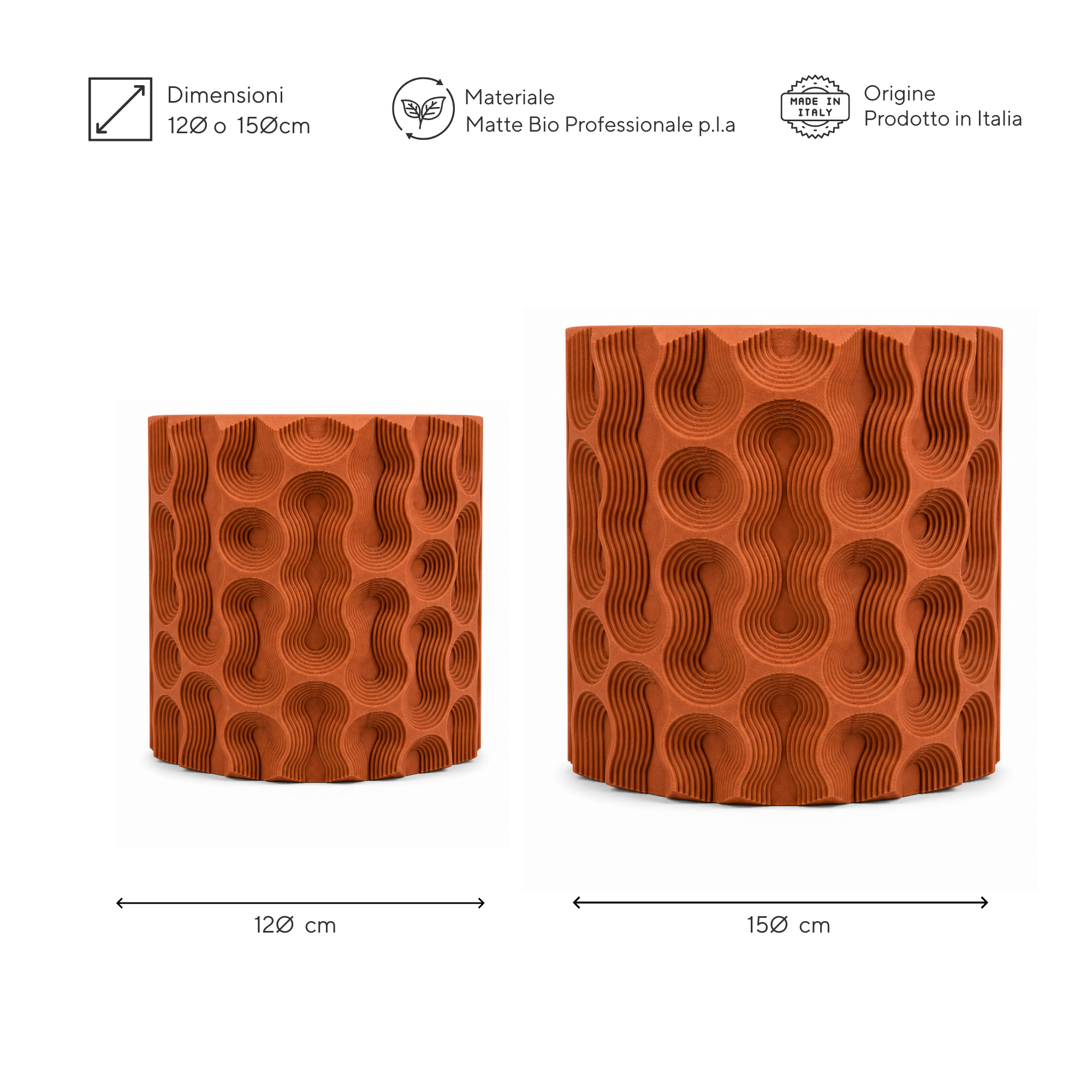 Vaso Design Organico Grotta | 2 Misure | Chioda Studio