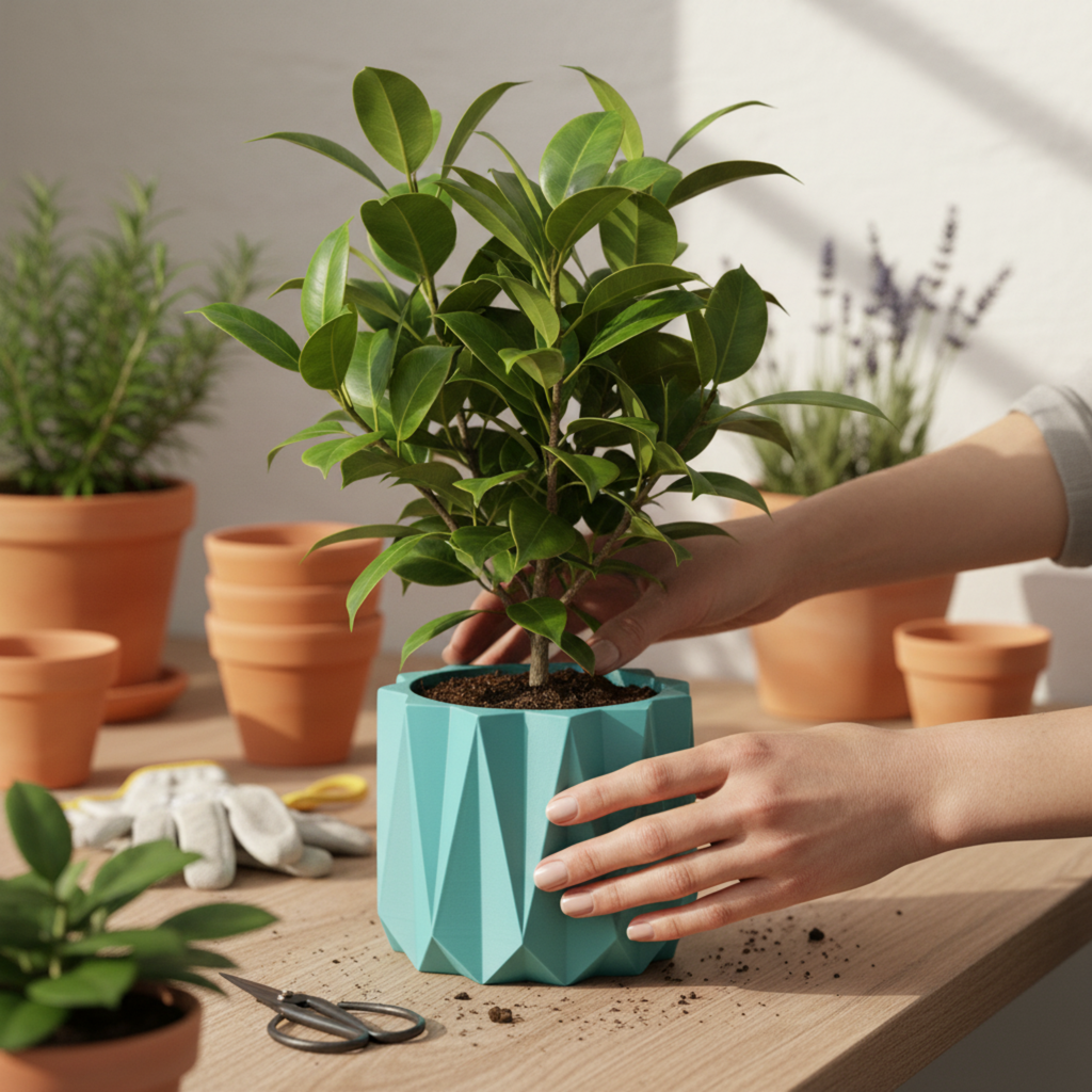 Vaso Piante Euclide Design Geometrico | 3 Misure | Chioda