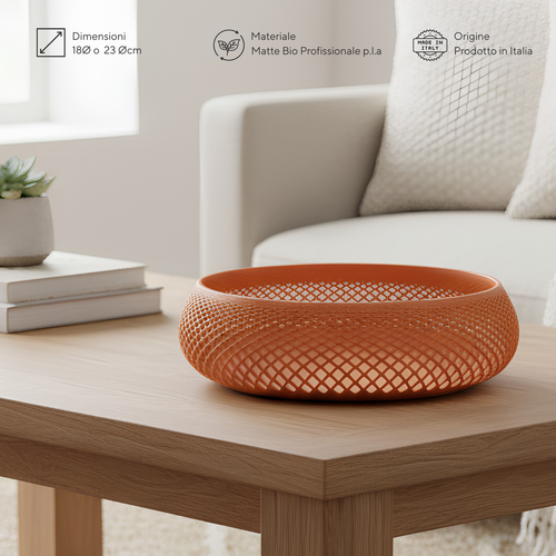 Centrotavola Design 18 o 23cm – Ciotola Moderna e Svuotatasche | Chioda Toscana