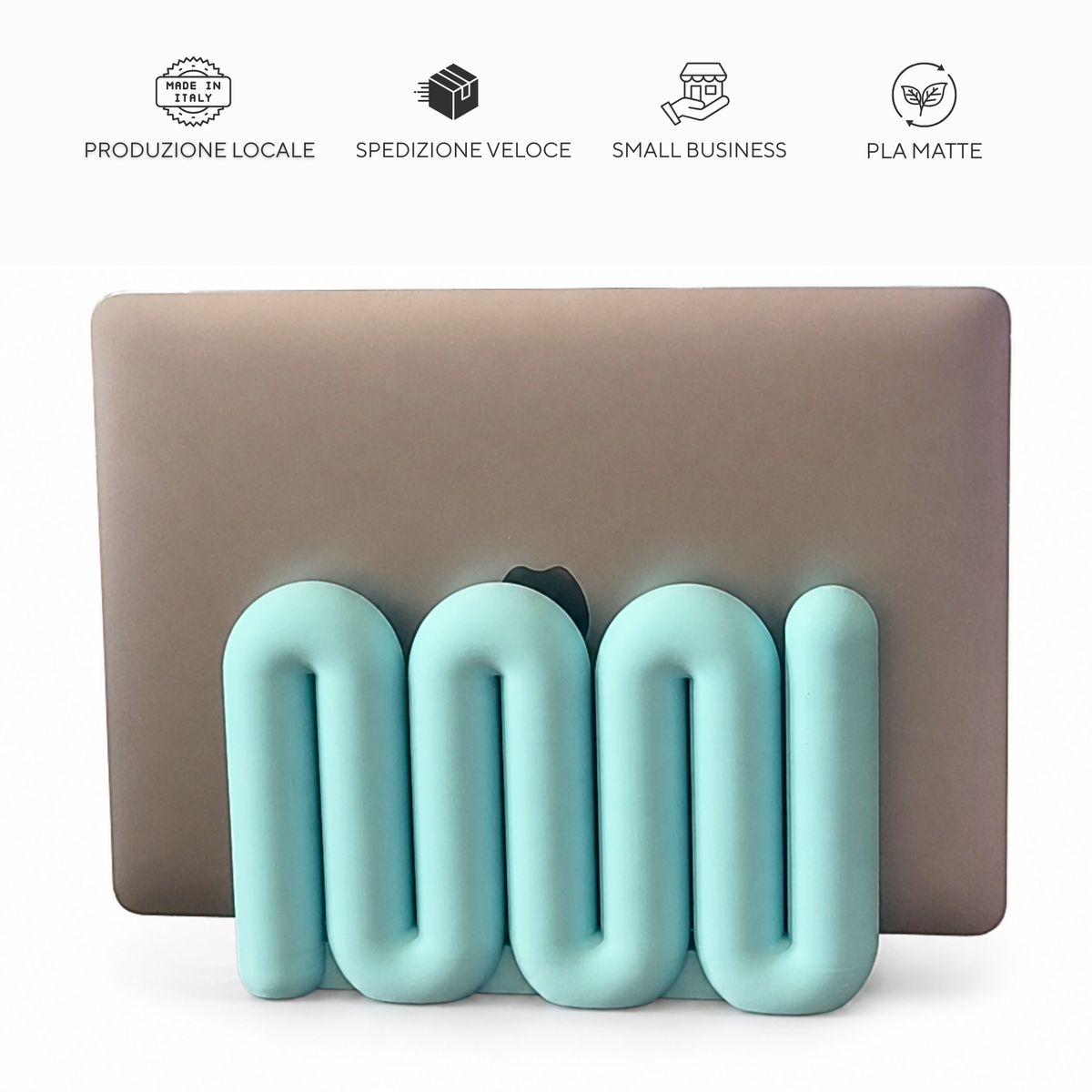 Supporto Notebook Tablet Design | 6 colori - Made in Italy Chioda.Wave