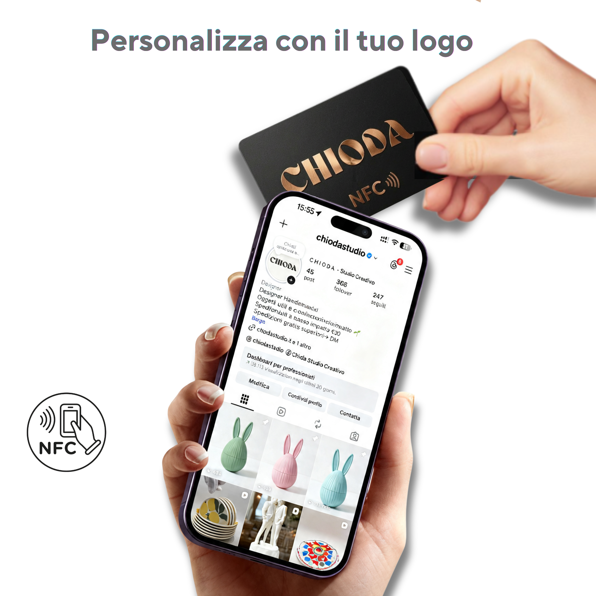 Chioda.TAP – La Tessera NFC che Trasforma il Tuo Biglietto da Visita