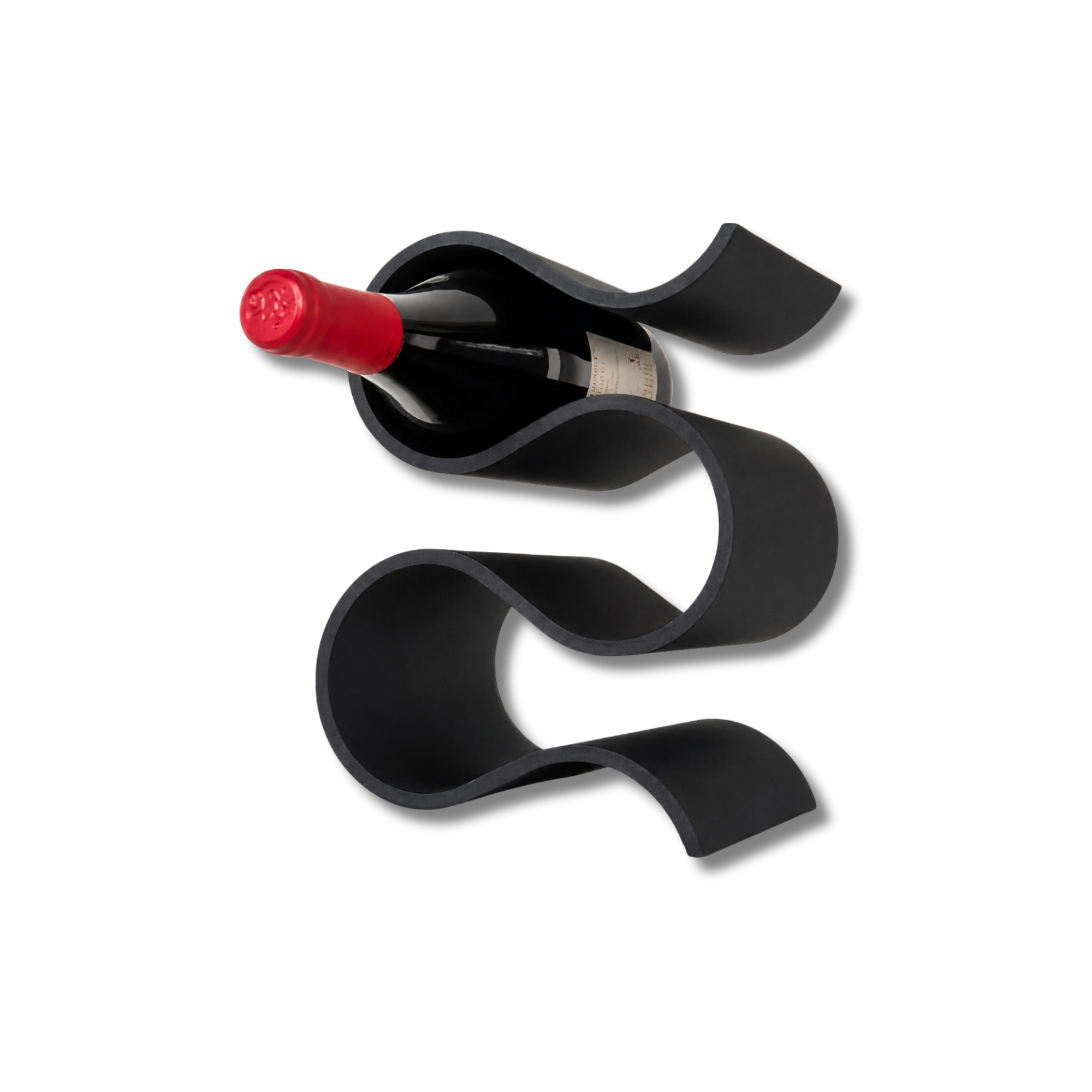 Porta Bottiglie Vino Chioda Design Curve | Fino a 5 Bottiglie