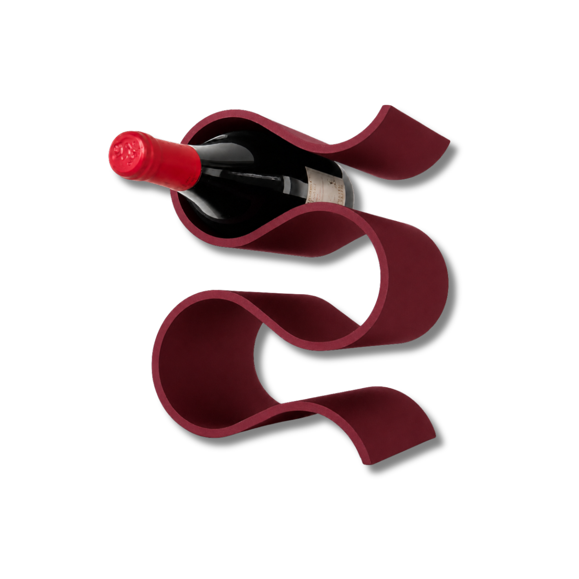 Porta Bottiglie Vino Chioda Design Curve | Fino a 5 Bottiglie