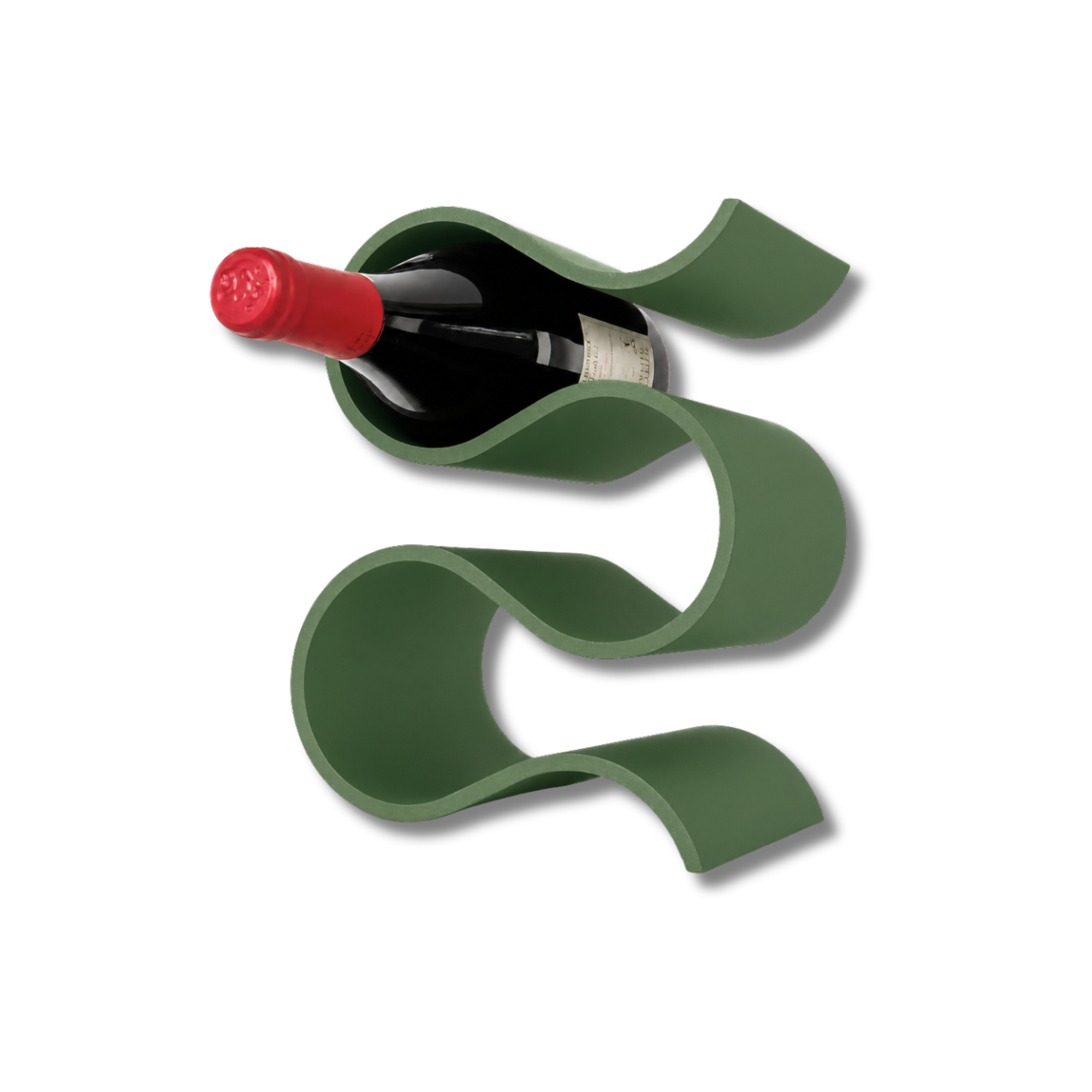 Porta Bottiglie Vino Chioda Design Curve | Fino a 5 Bottiglie