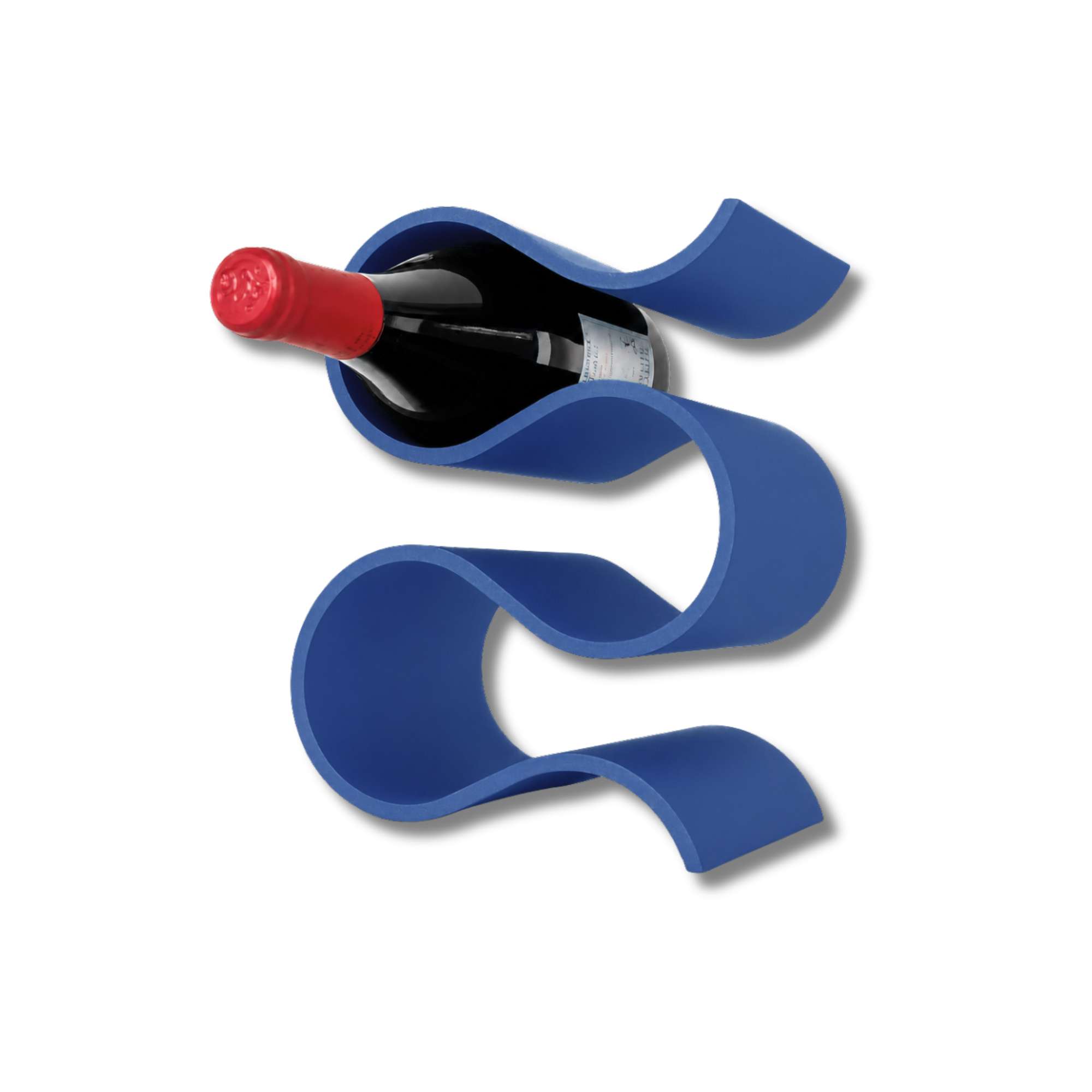 Porta Bottiglie Vino Chioda Design Curve | Fino a 5 Bottiglie