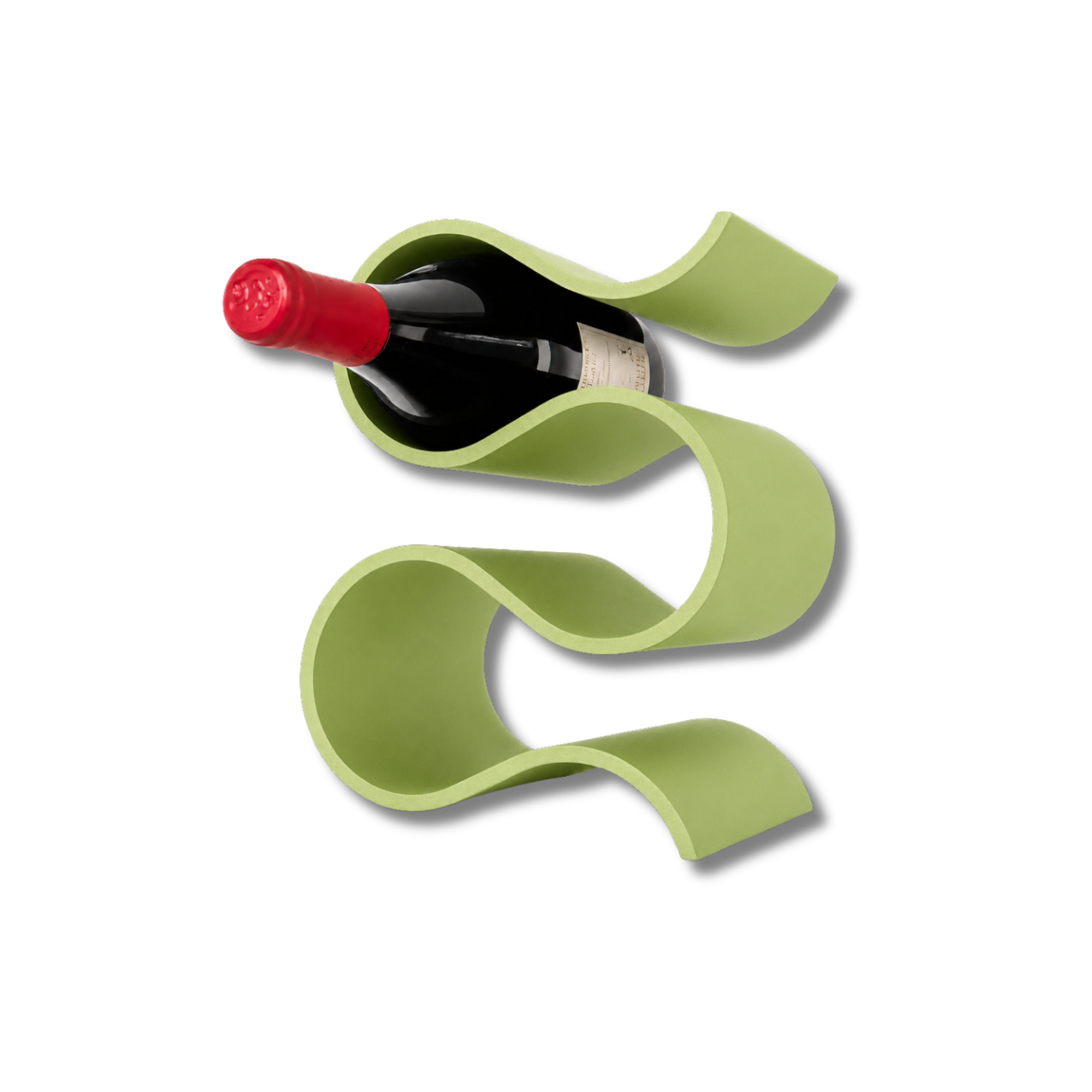 Porta Bottiglie Vino Chioda Design Curve | Fino a 5 Bottiglie