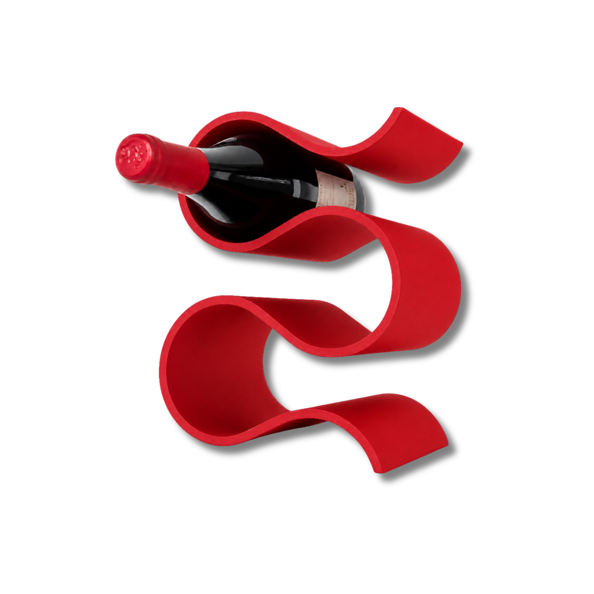Porta Bottiglie Vino Chioda Design Curve | Fino a 5 Bottiglie
