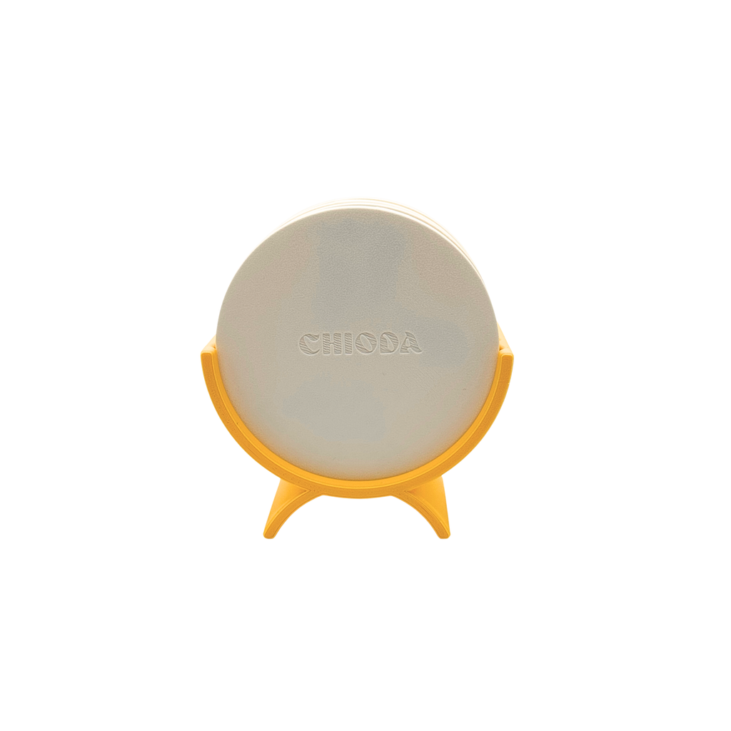 Set 4 Sottobicchieri Design Limone con Supporto Elegante