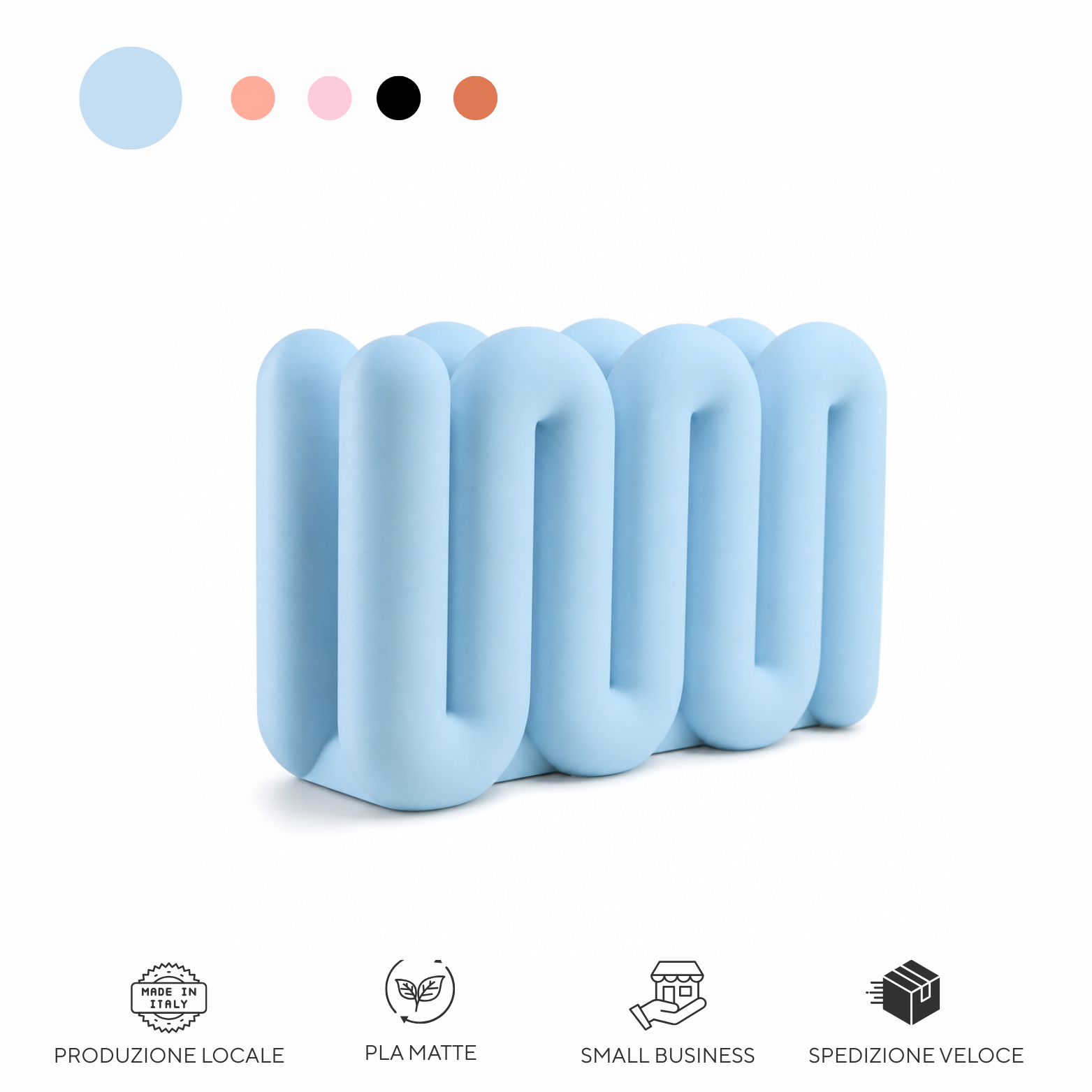 Chioda.wave Supporto Notebook e Tablet | 5 colori - Made in Italy