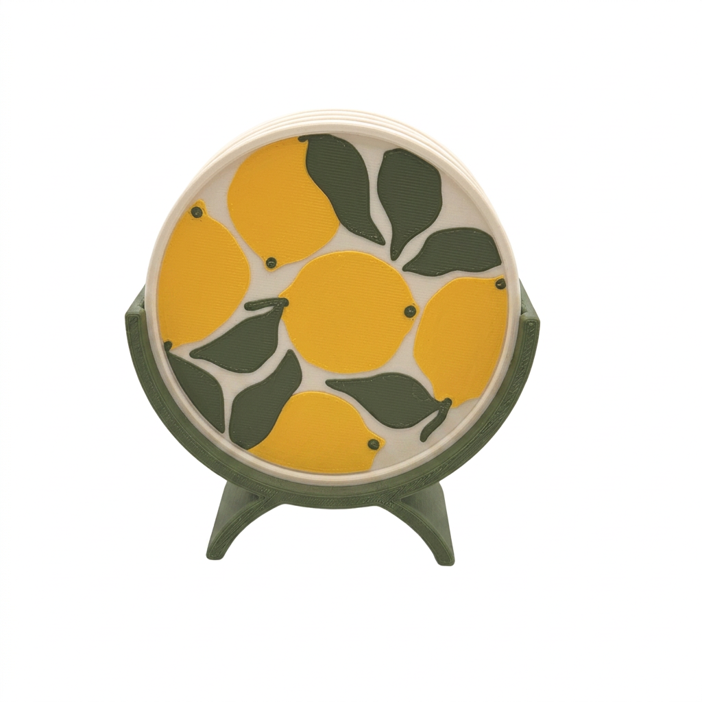 Sottobicchieri Limone By Chioda– Set 4 pz Ø10 cm
